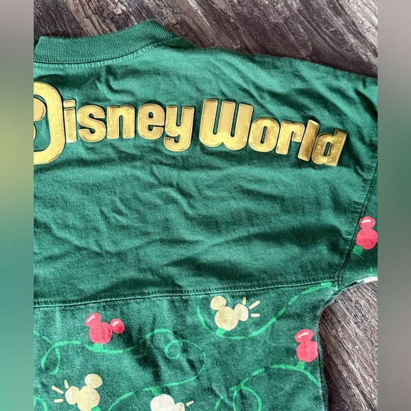 Disneyland Mickey Mouse Icon Christmas Lights Spirit Jersey Kids Size S - Picture 5 of 6
